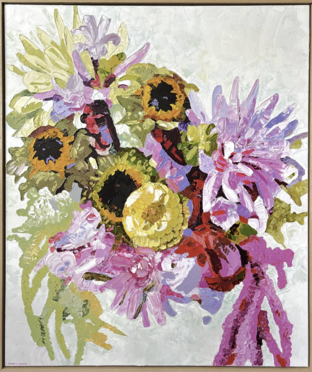 Nancy Cover original painting ~ 'Summer Days' @ Curate Art & Design, must-visit art gallery in Daylesford, Victoria.