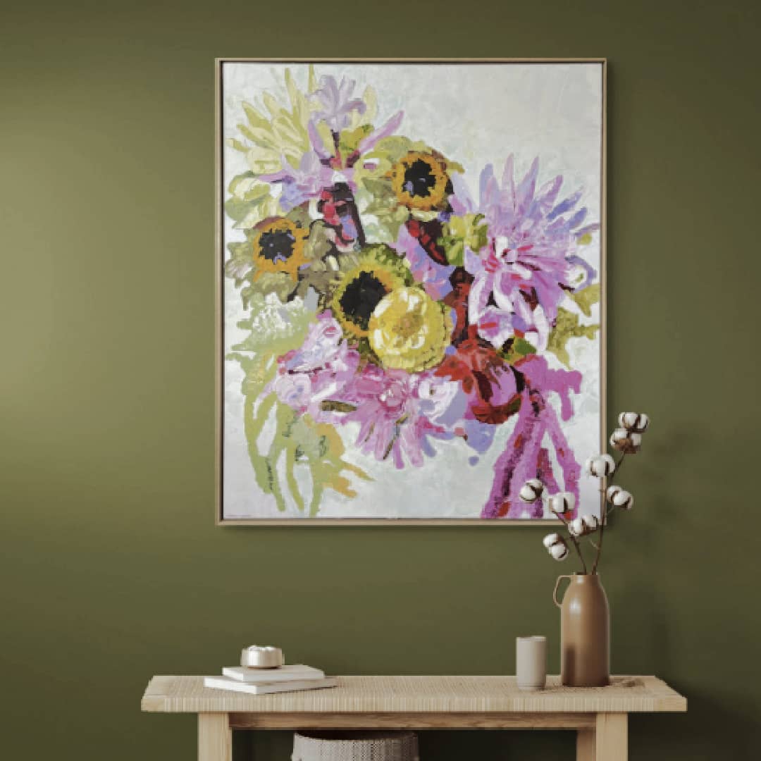 Nancy Cover original painting ~ 'Summer Days' @ Curate Art & Design, must-visit art gallery in Daylesford, Victoria.