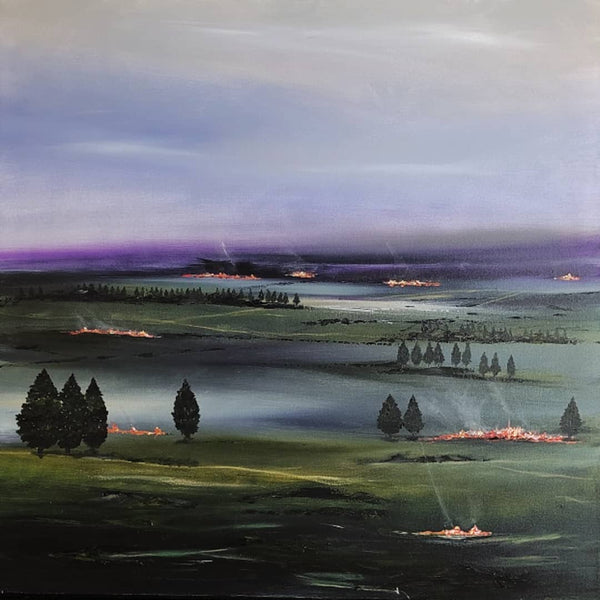 Stuart Clues Painting ~ 'Autumn in High Country' - Curate Art & Design Gallery Sorrento Mornington Peninsula Melbourne