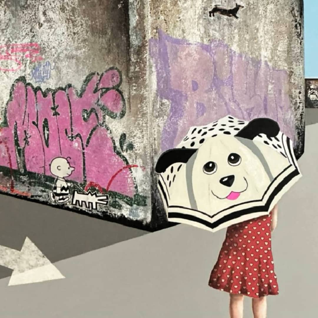 Steve Johnston Painting ~ 'Ah... There You Are'