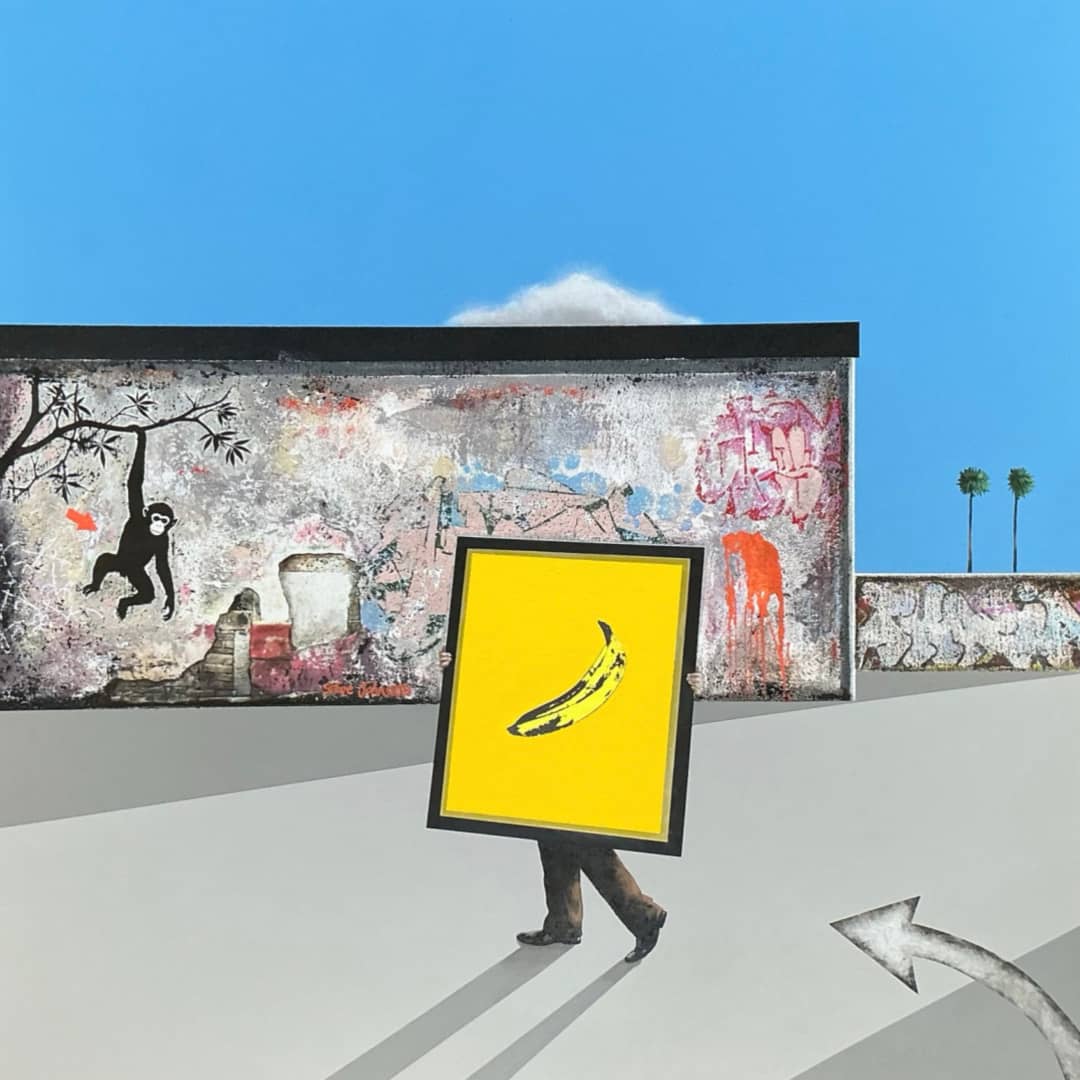 Steve Johnston Painting ~ 'I Don't Know Much About Art'