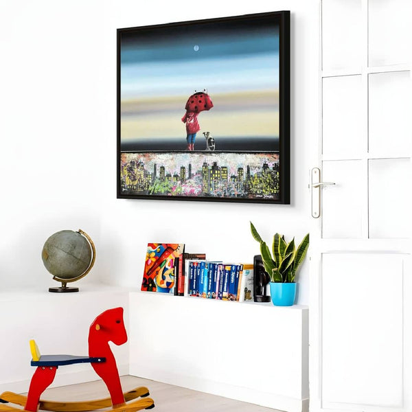 UK artist Steve Johnston painting ~ 'On Top of the World' @ Curate Art & Design - Steve Johnston's exclusive representatives in Australia.