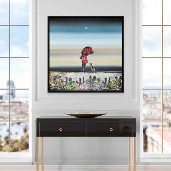 UK artist Steve Johnston painting ~ 'On Top of the World' @ Curate Art & Design - Steve Johnston's exclusive representatives in Australia.