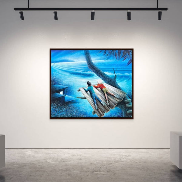 Warren Salter Painting ~ 'The Birdhouse' (Sold)