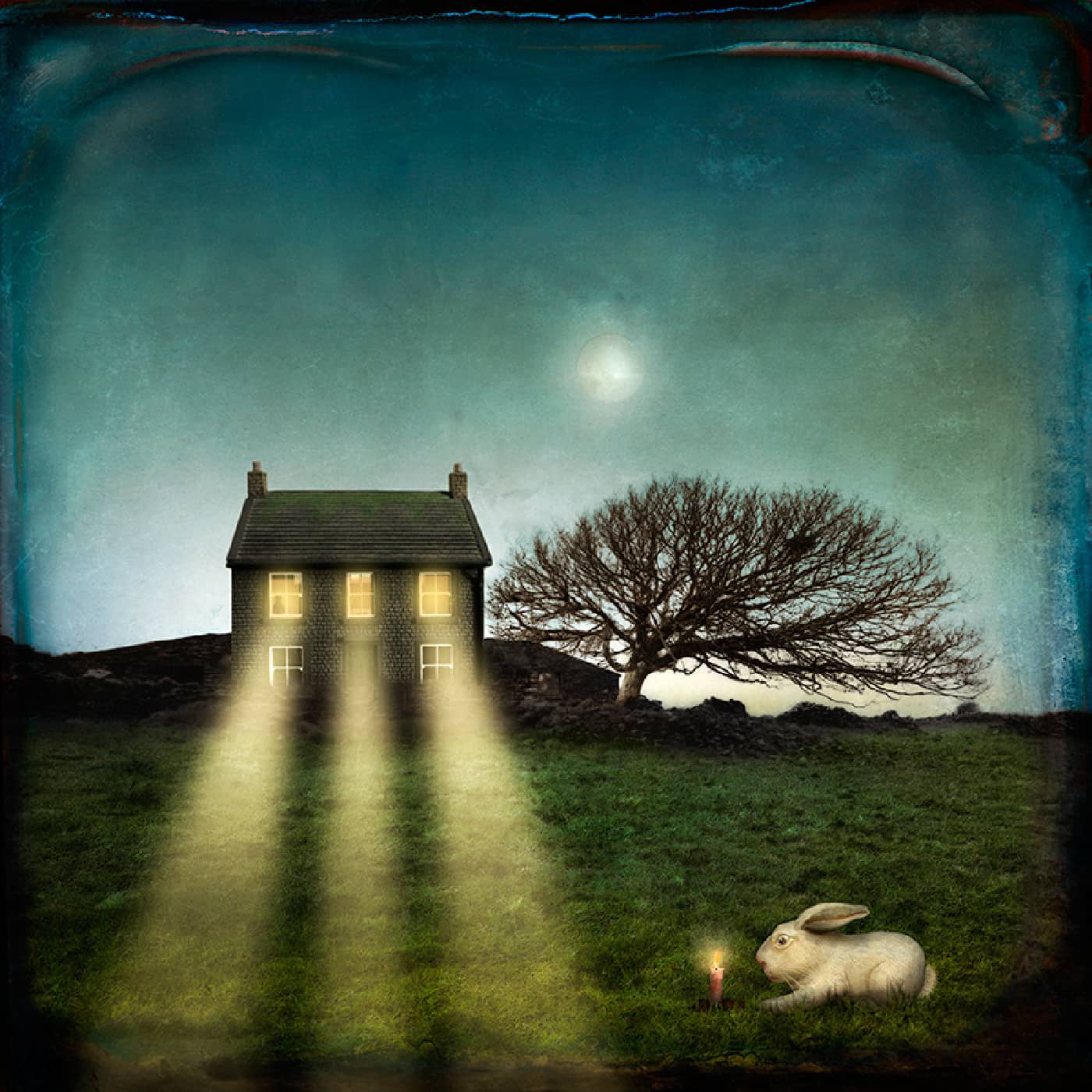 American Composite Photography Artist Maggie Taylor Photomontage ~ 'Night Watch' - Curate Art & Design Gallery Sorrento Mornington Peninsula Melbourne