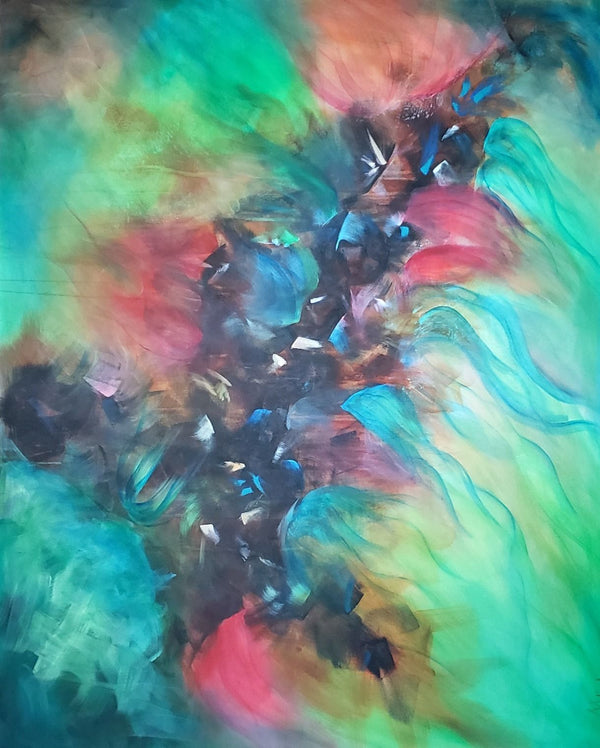 Australian Abstract Artist Mitch Miller Painting ~ 'Ethereal' - Curate Art & Design Gallery Sorrento Mornington Peninsula Melbourne