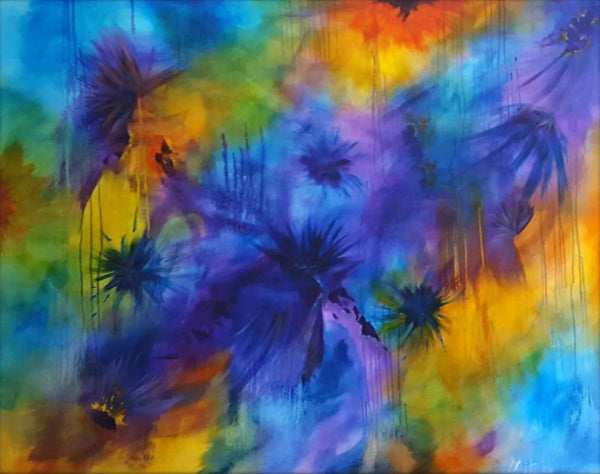 Australian Abstract Artist Mitch Miller Painting ~ 'Unconditional' - Curate Art & Design Gallery Sorrento Mornington Peninsula Melbourne