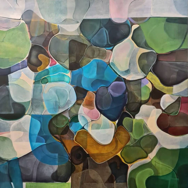 Benjamin Lydford Painting ~ 'Late Night Conversations' - @ Curate Art & Design Gallery in Sorrento Mornington Peninsula Melbourne