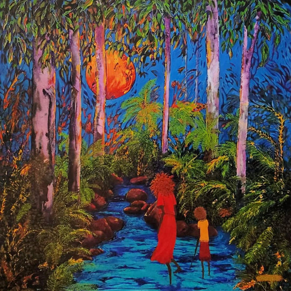 Beverley Skurulis Painting ~ 'Crayfish Creek' - Curate Art & Design Gallery Sorrento Mornington Peninsula Melbourne