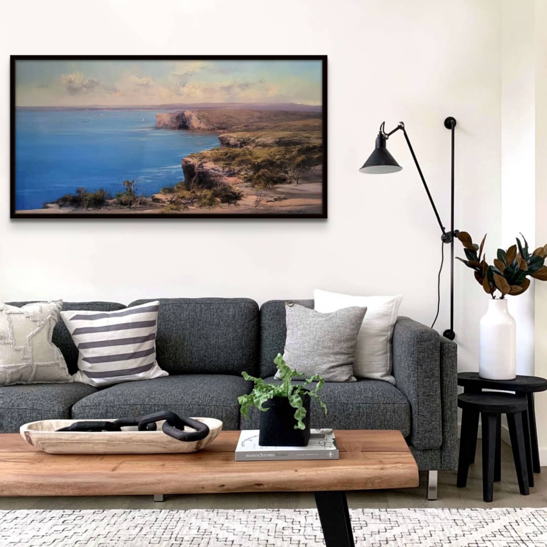 Chris Kandis Painting ~ 'North Head, Sydney' - Curate Art & Design Gallery Sorrento Mornington Peninsula Melbourne