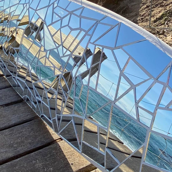 Jimmy Huddle Mosaic Surfboard ~ 'Evanesce' - Curate Art & Deisgn Gallery in Sorrento Mornington Peninsula Melbourne