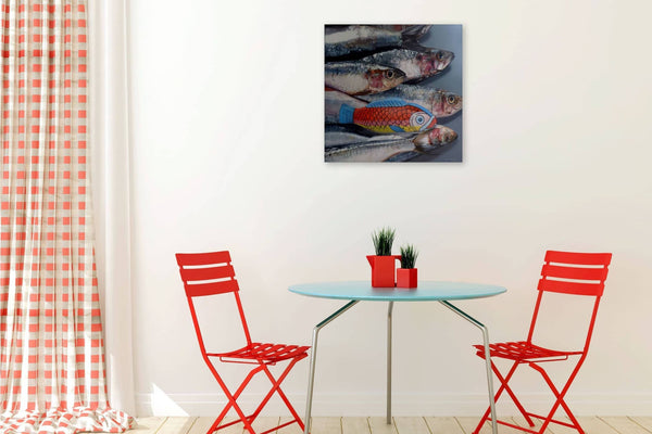 Peninsula-Based Australian Artist Jim Stagg Painting ~ 'Kevin Had No Idea He Was Adopted' - Curate Art & Design Gallery Sorrento Mornington Peninsula Melbourne