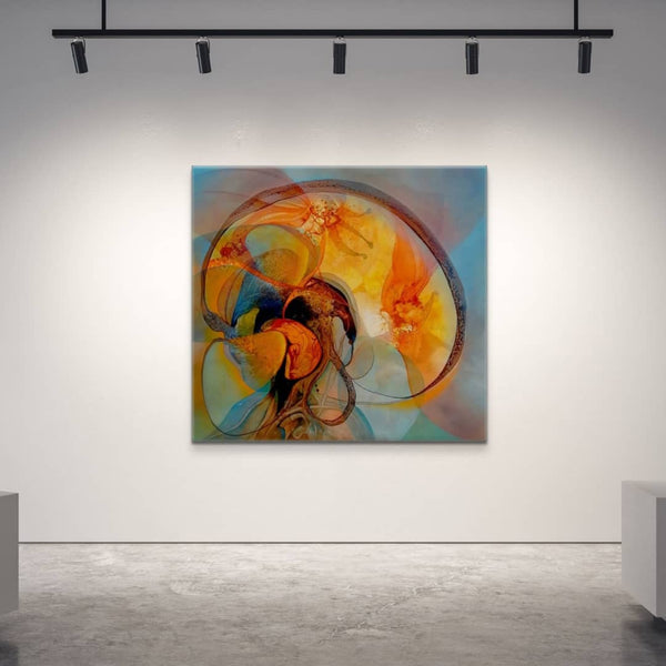 Australian Artist John Scott Painting ~ 'Mindcelium' - Curate Art & Design Gallery Sorrento Mornington Peninsula Melbourne