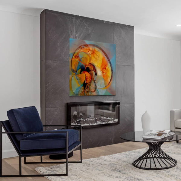 Australian Artist John Scott Painting ~ 'Mindcelium' - Curate Art & Design Gallery Sorrento Mornington Peninsula Melbourne