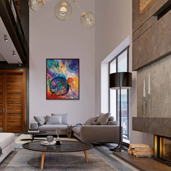 Australian Artist Mitch Miller Painting ~ 'Mind's Eye' - Curate Art & Design Gallery in Sorrento Mornington Peninsula Melbourne