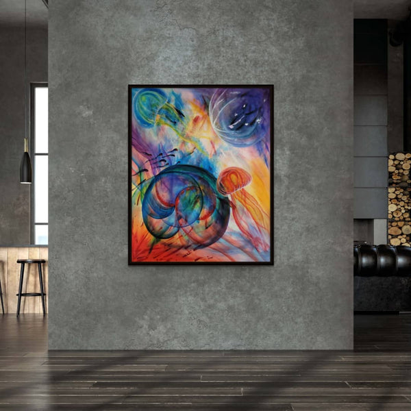 Australian Artist Mitch Miller Painting ~ 'Mind's Eye' - Curate Art & Design Gallery in Sorrento Mornington Peninsula Melbourne