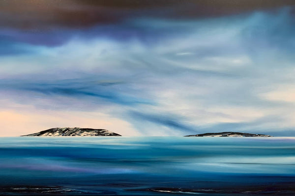 Tasmanian-Based Australian Artist Stuart Clues Painting ~ 'Furneaux Islands, Bass Strait' - Curate Art & Design Gallery Sorrento Victoria