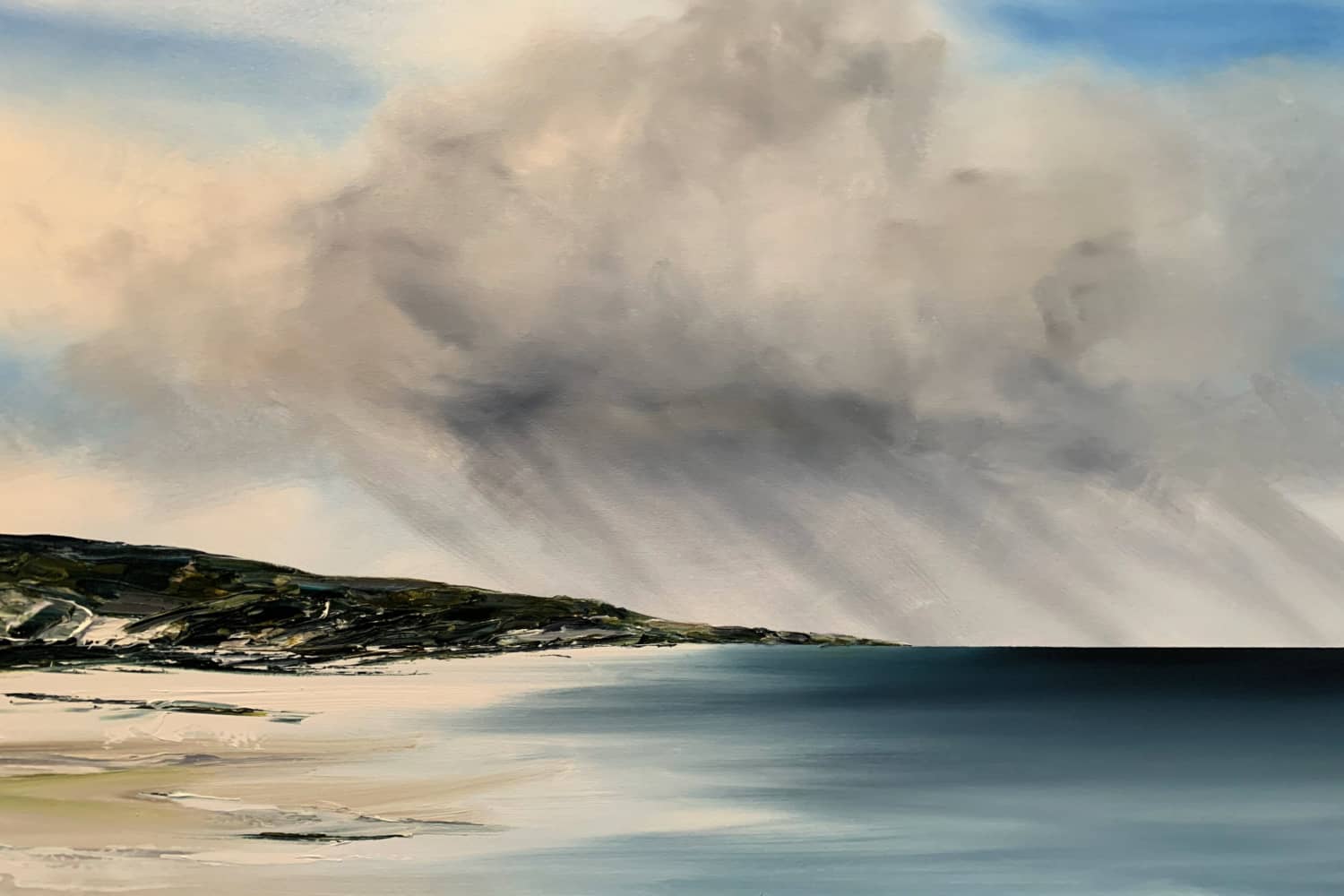 Tasmanian-Based Australian Artist Stuart Clues Painting ~ 'Summer Rains the Peninsula' - Curate Art & Design Gallery Sorrento Victoria