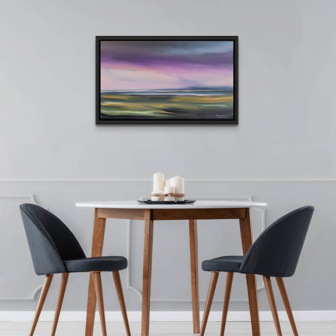 Stuart Clues Painting ~ 'Twilight on the Plains, Victorian Alpine'