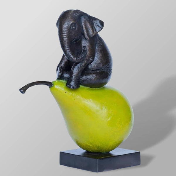 Gillie and Marc Bronze Sculpture ~ 'Elephants Will Pair For Life' - Curate Art & Design Gallery Sorrento Mornington Peninsula Melbourne