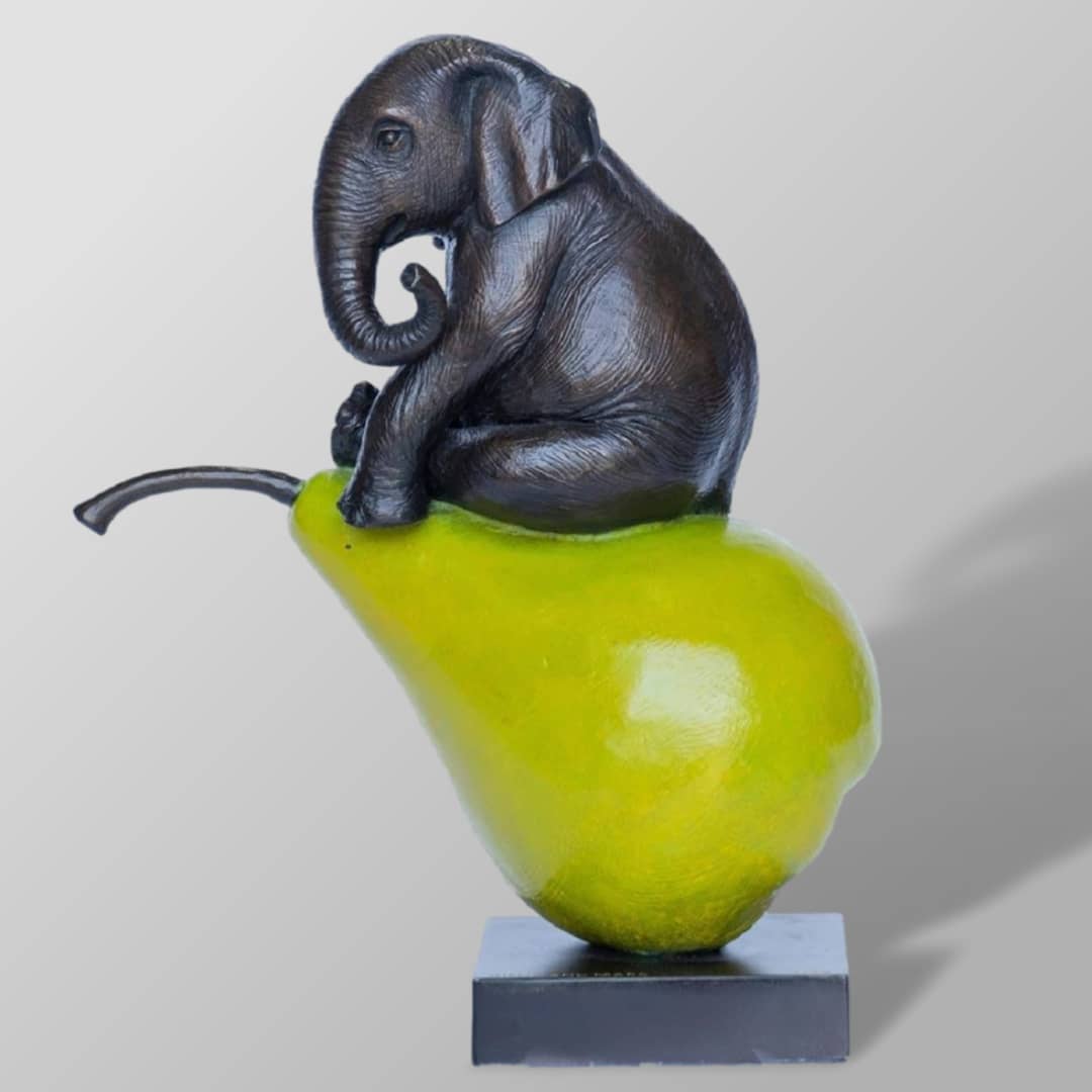 Gillie and Marc Sculpture ~ 'Elephants Will Pair For Life' - Curate Art & Design Gallery Sorrento Mornington Peninsula Melbourne