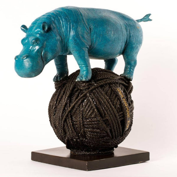 Gillie and Marc Sculpture ~ 'He Loved Balancing on a Circus Ball' - Curate Art & Design Gallery Sorrento Mornington Peninsula Melbourne