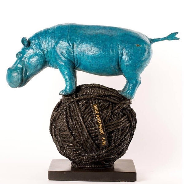 Gillie and Marc Sculpture ~ 'He Loved Balancing on a Circus Ball' - Curate Art & Design Gallery Sorrento Mornington Peninsula Melbourne