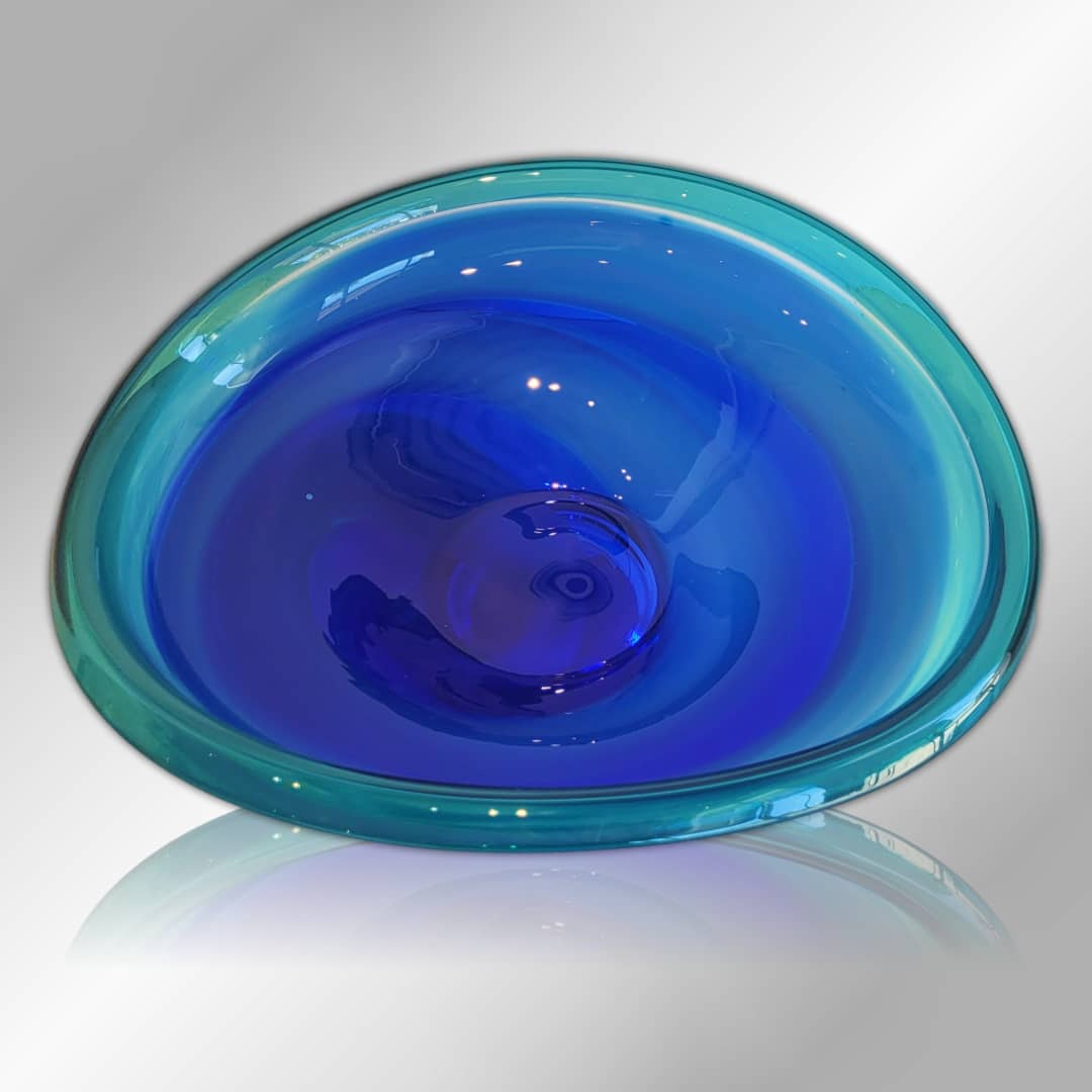 James McMurtrie Glass Bowl (Large) ~ 'Pool' (Sold)