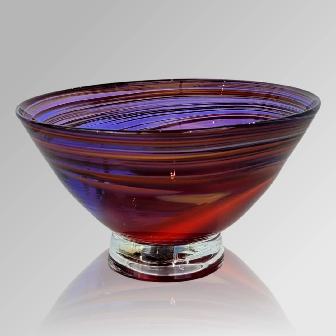 James McMurtrie Glass Bowl (Small) ~ 'Galaxy' (Sold)