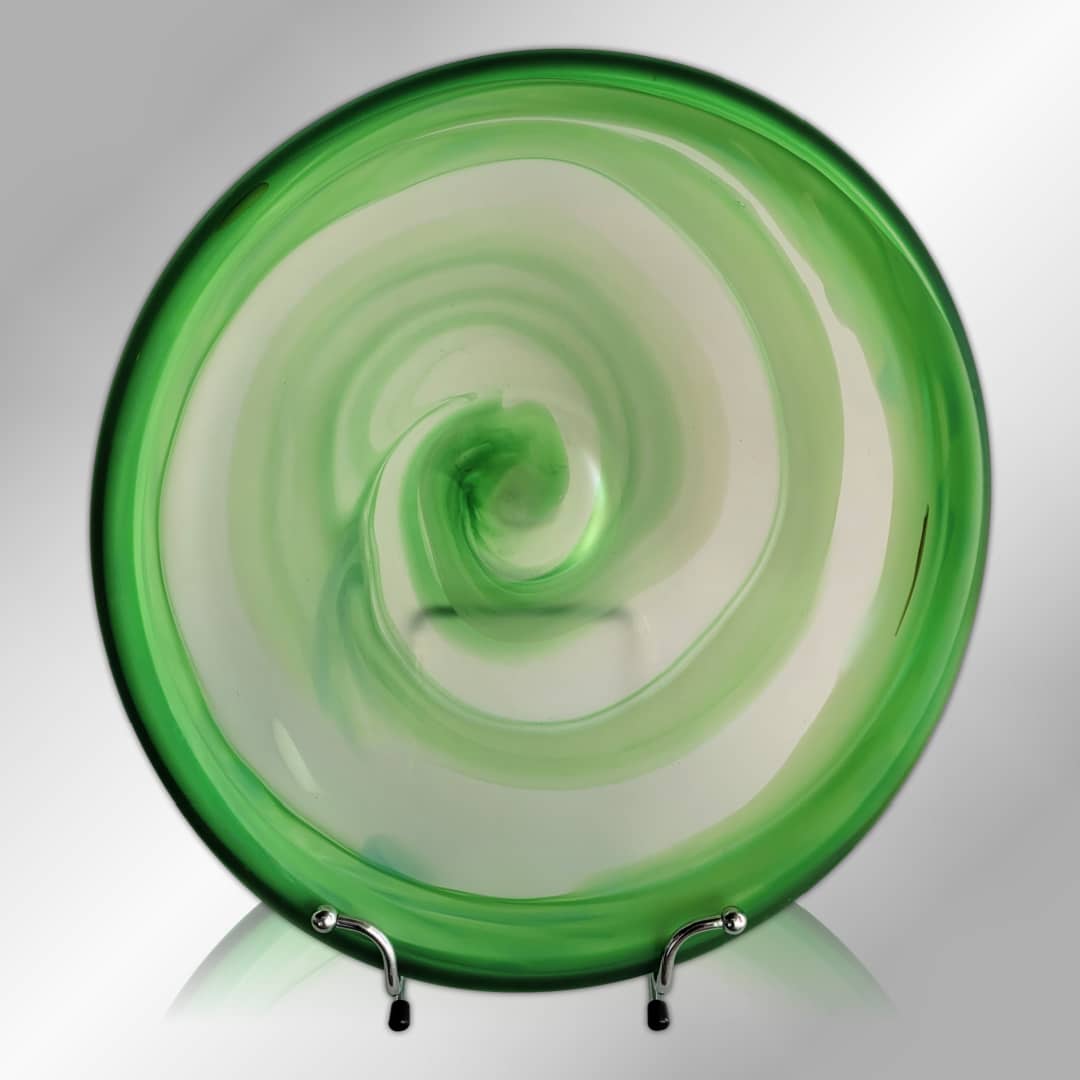 James McMurtrie Glass Platter ~ 'Zest' (Sold)