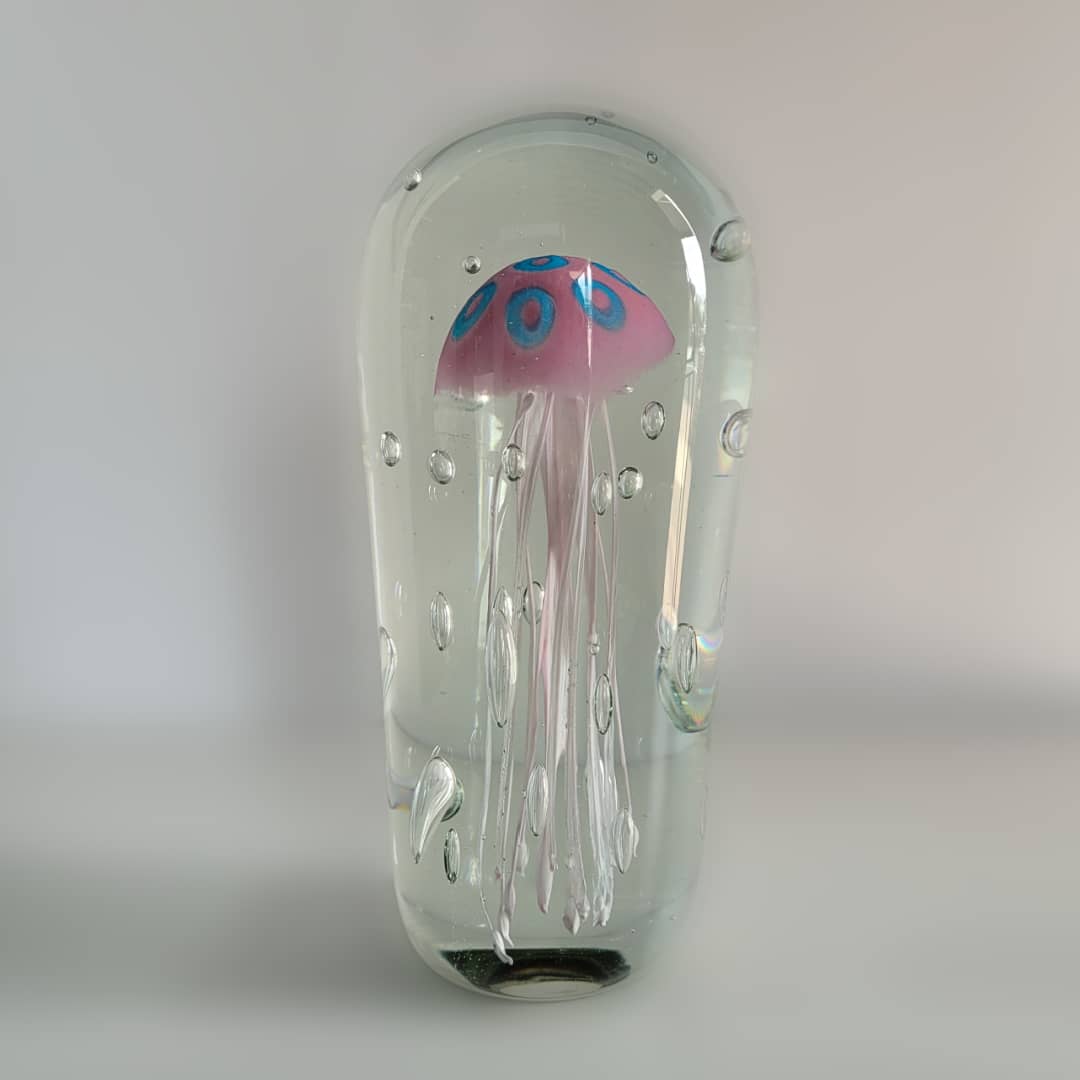 Sean O'Donoghue Glass ~ 'Jellyfish, Medium, Frillish' (Sold)
