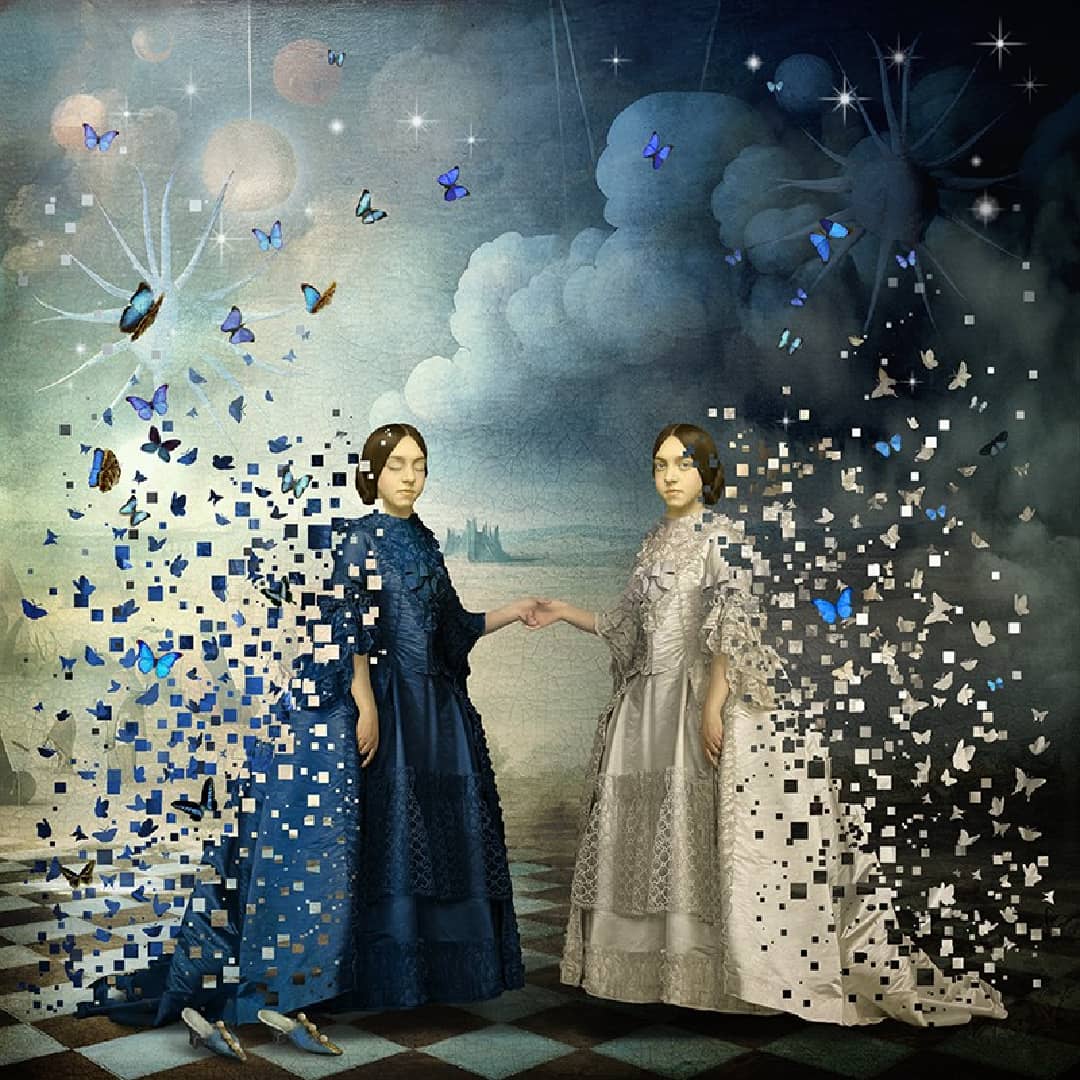 Digital Composite Photography Artist Maggie Taylor Photomontage ~ 'Invitation to a Dream' - Available in Australia at Curate Art & Design Gallery Sorrento Mornington Peninsula Melbourne