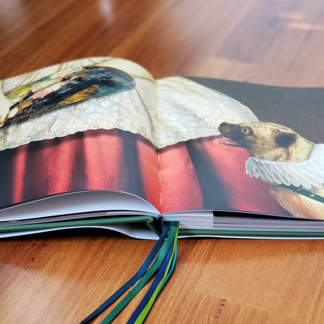 Maggie Taylor L/E Book ~ 'Internal Logic' (w/ 'The Weight of the World') - Available in Australia @ Curate Art & Design in Sorrento, Melbourne.
