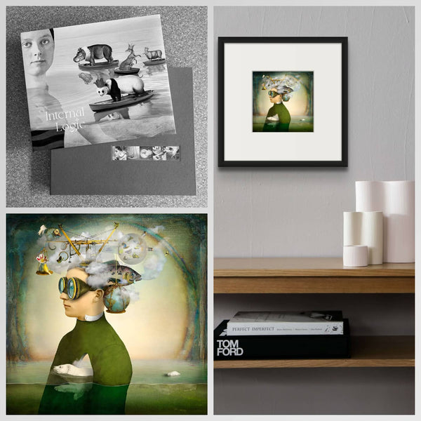 Maggie Taylor L/E Book ~ 'Internal Logic' (w/ 'The Weight of the World') 8/25 (Sold)