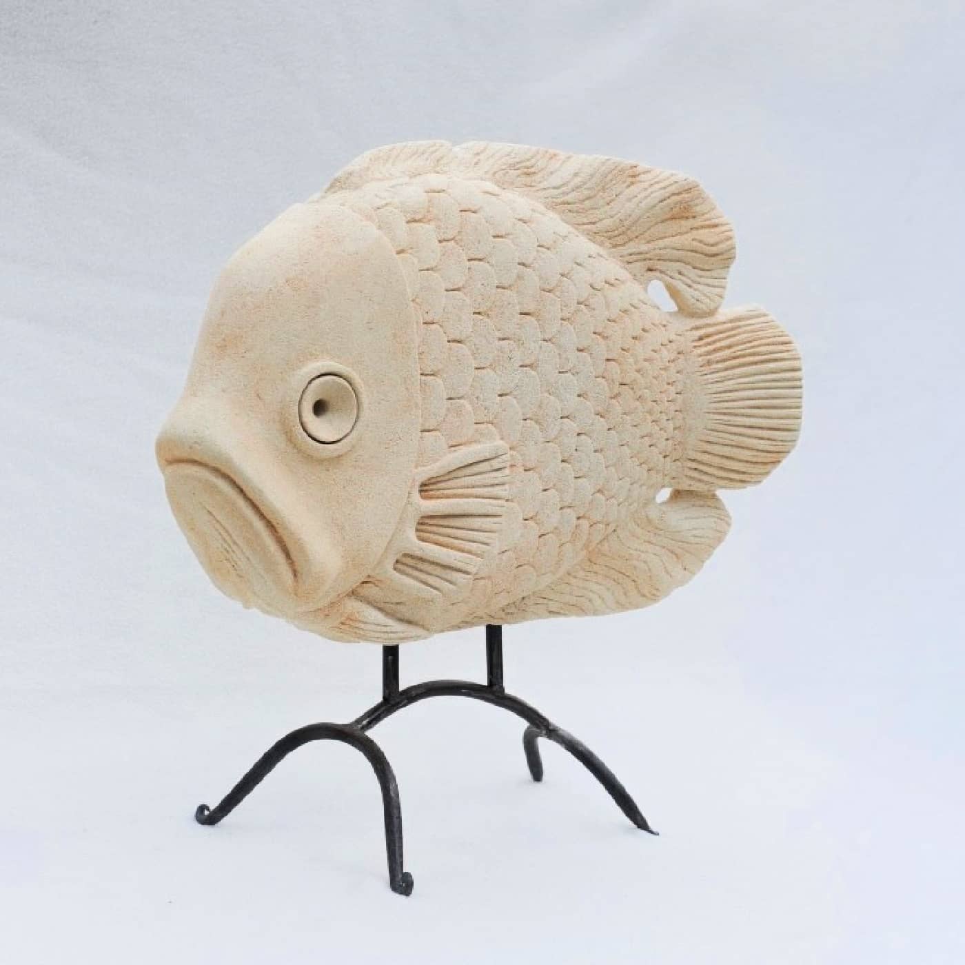 Peninsula Based Australian Artist Luke Connelly Sculpture ~ 'Fish 20' - Curate Art & Design Gallery Sorrento Mornington Peninsula Melbourne