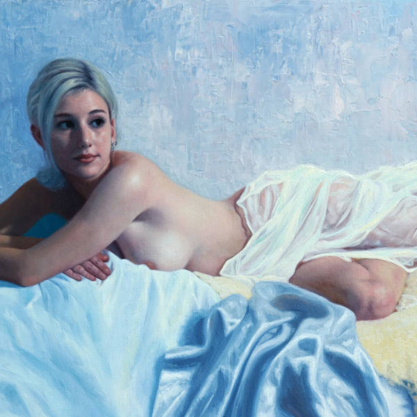 Peninsula-Based Australian Artist Vicki Sullivan Painting ~ 'A Tranquil Moment' - Curate Art & Design Gallery Sorrento Mornington Peninsula Melbourne