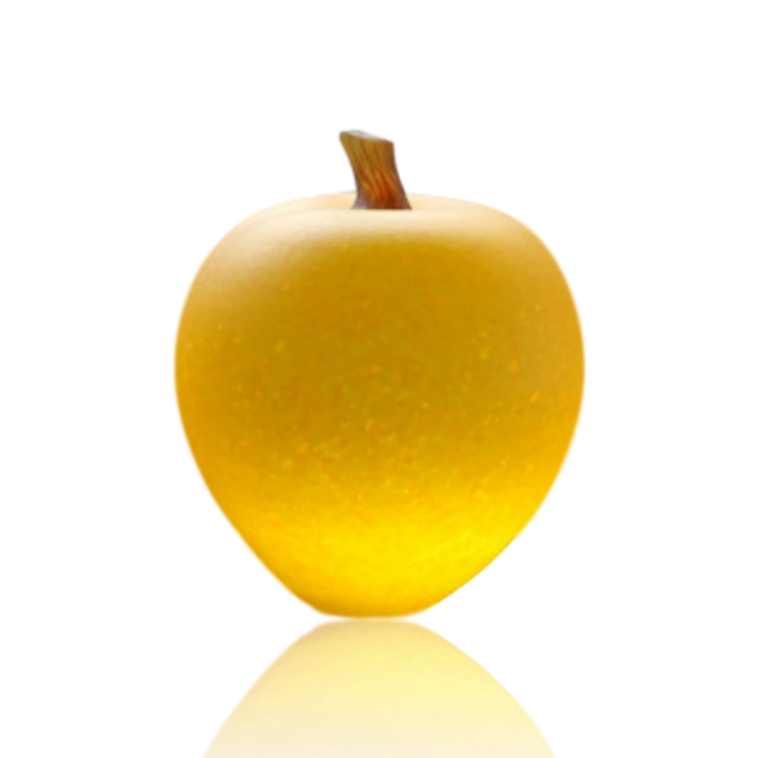 Robert Wynne of Denizen Glass ~ 'Apple in Yellow' - Curate Art & Design Gallery Sorrento Victoria 