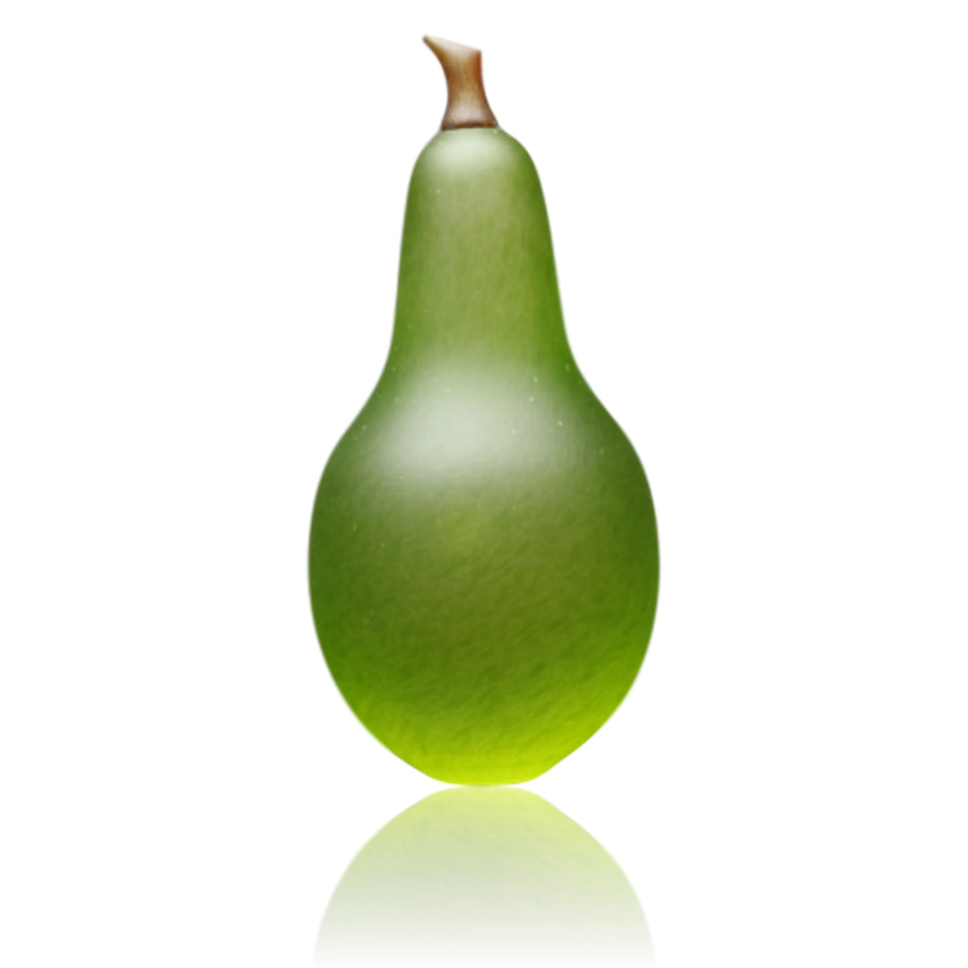 Robert Wynne of Denizen Glass ~ 'Pear in Lime' - Curate Art & Design Gallery Sorrento Victoria 