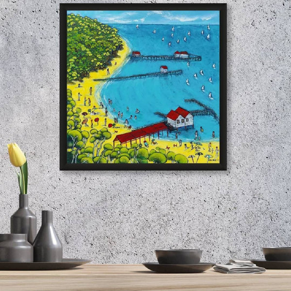 Tasmanian-Based Australian Artist Beverley Skurulis Painting ~ 'Sea You at Sorrento' - Curate Art & Design Gallery Sorrento Victoria