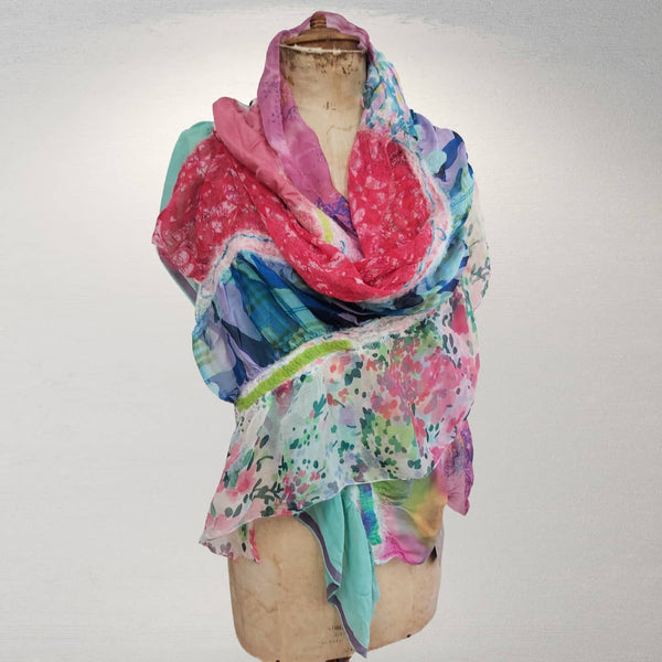 June Hope Art Scarf ~ 'Carefree'